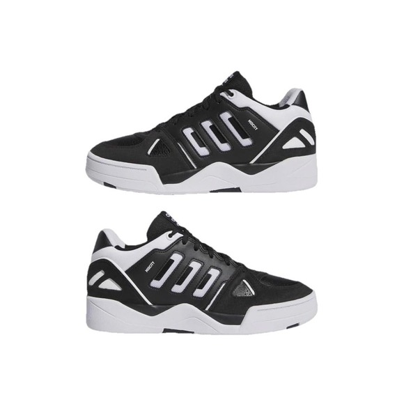 Adidas Men\'s Midcity‎ Low Basketball Shoes  8 Black Cloud White New main image 9